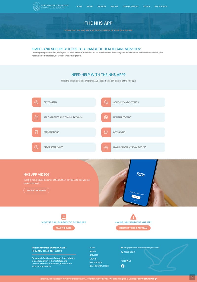 Portsmouth Southcoast PCN Screenshot 3