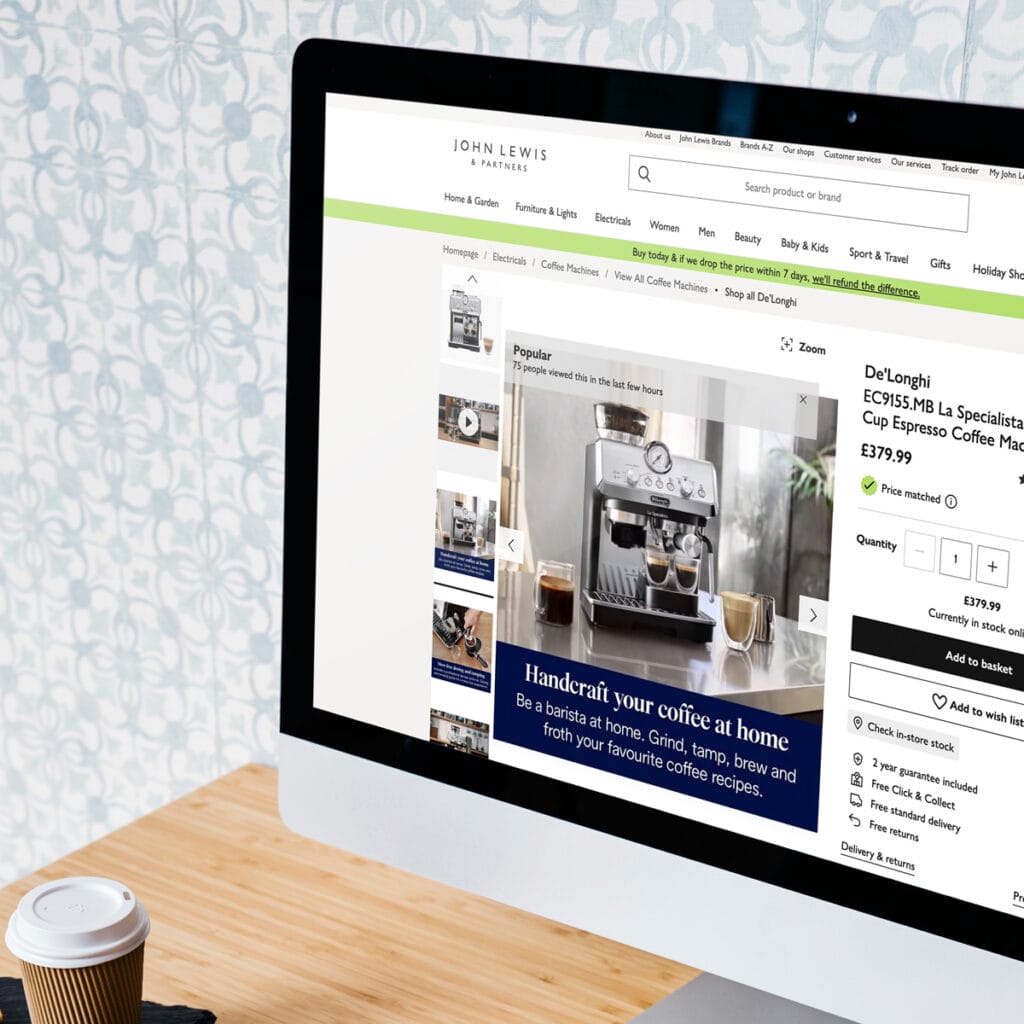 Digital website banners