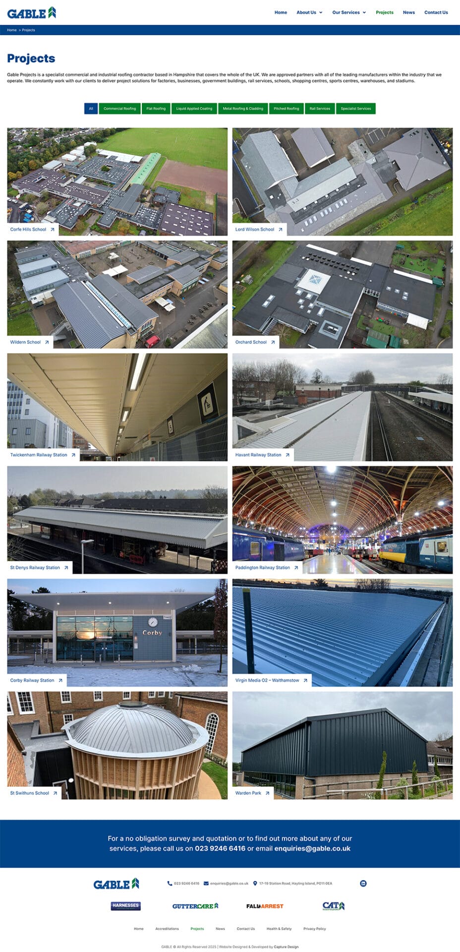 Gable Roofing Project