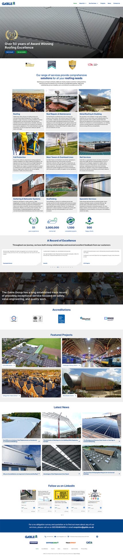 Gable Roofing Homepage