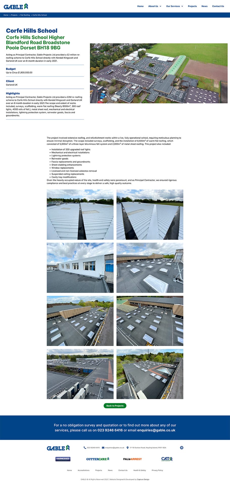 Gable Roofing Project