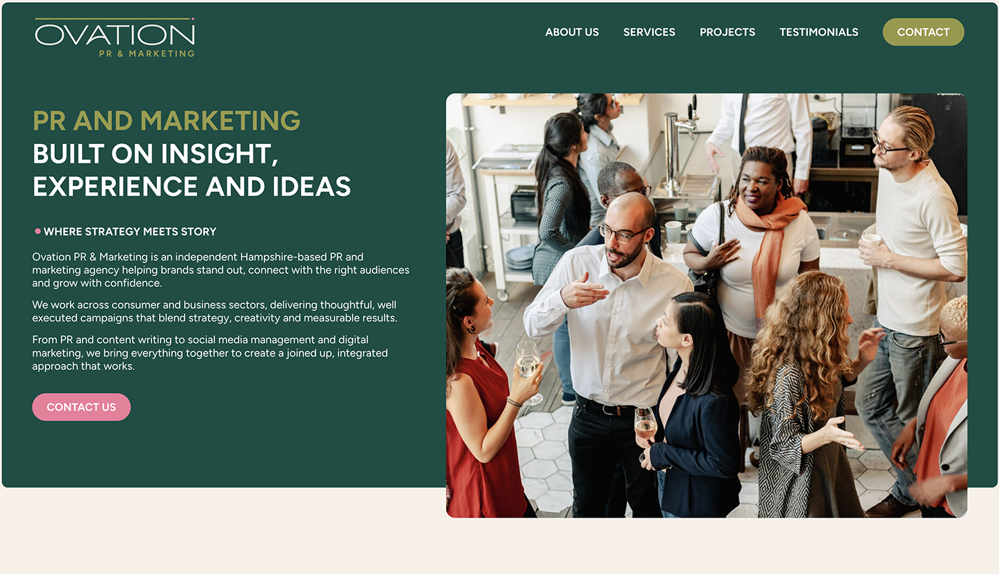 PR Company Website