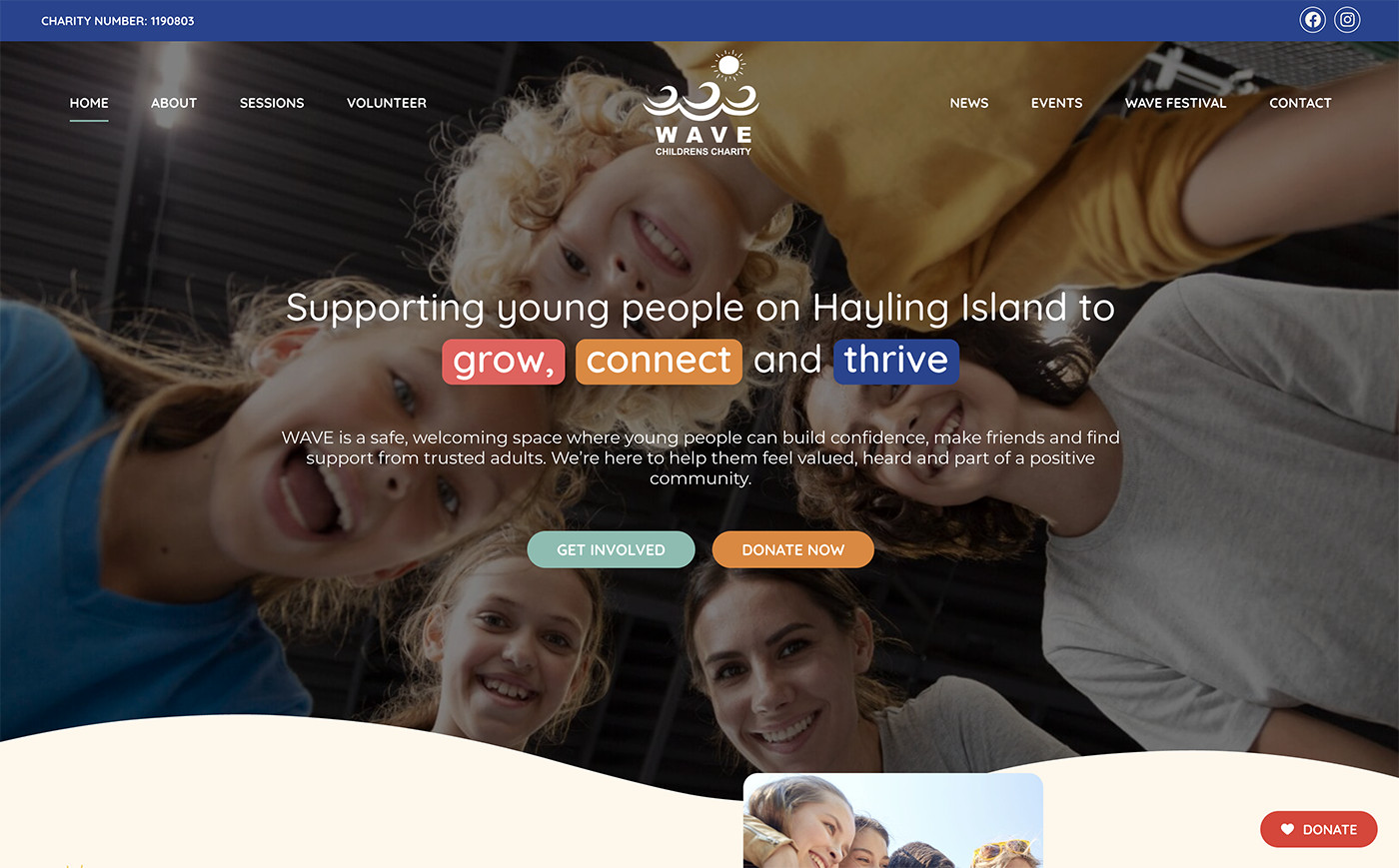 WAVE Charity Website