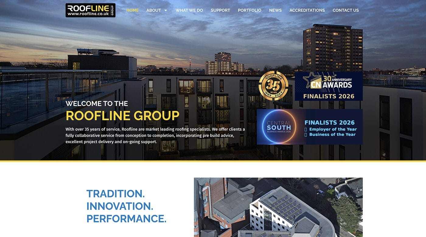 Roofing Website
